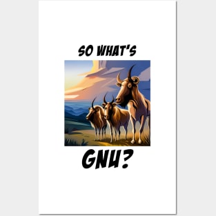 So What's Gnu? Posters and Art